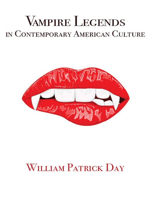 Cover image for Vampire Legends in Contemporary American Culture